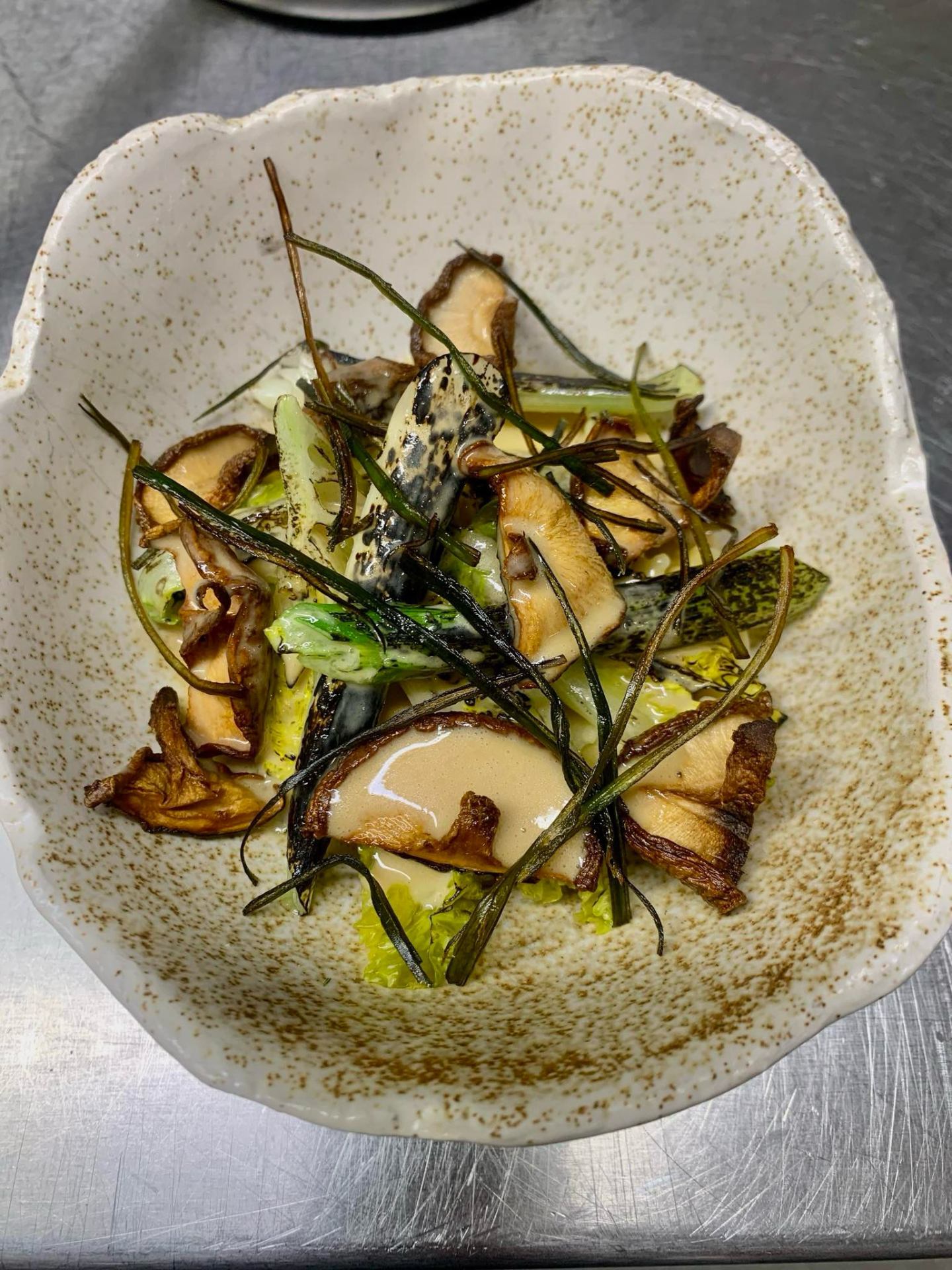 A field plate from the kitchen